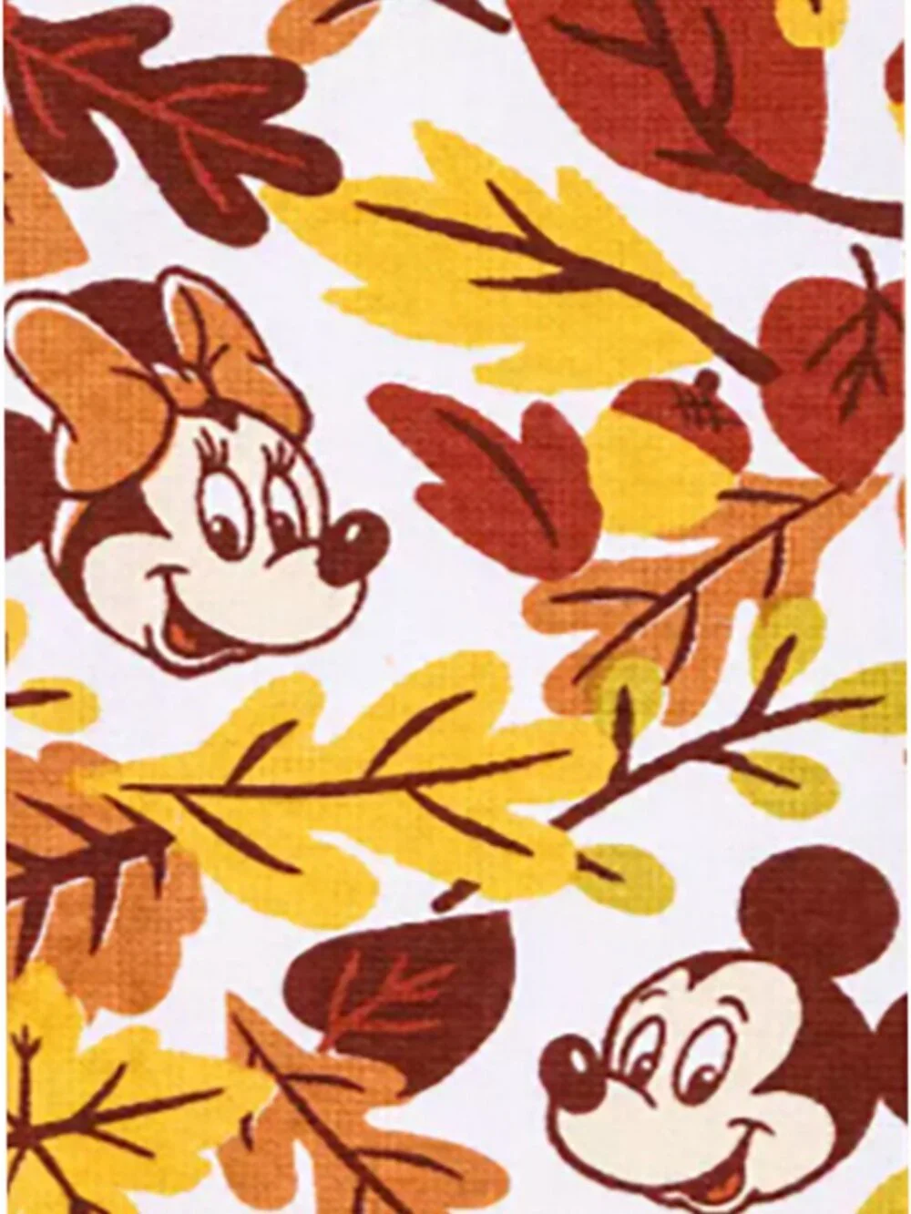 Disney Mickey Minnie Fall Kitchen Towels 2 Pack Pumpkin Autumn 15x26